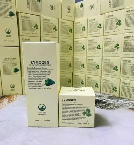 Zymogen Bộ đôi rau má phục hồi da lành tính- kết hợp giữa serum và kem dưỡng