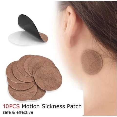 Miếng Dán Chống Say Tàu Xe Cho Bà Bầu & Trẻ Nhỏ - Thành Phần Dịu Nhẹ, Không Kích Ứng Da