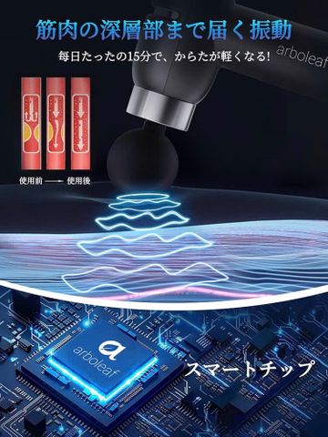 Máy massage cầm tay mini hãng Arboleaf - Hàng xuất bán Amazon Nhật