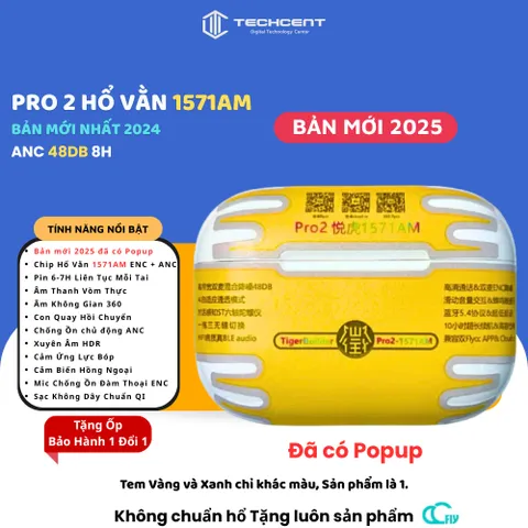 Earldom Pro Gen 2 Hổ Vằn 1571AM ANC 48dB - Bản TydeC Mới Nhất 2025