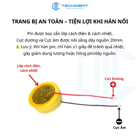 Pin nút Li-ion 3.6V LIR 1045 40mAh cho tai nghe Bluetooth Ap3 Hổ Vằn 1562U/M/E, 1563E