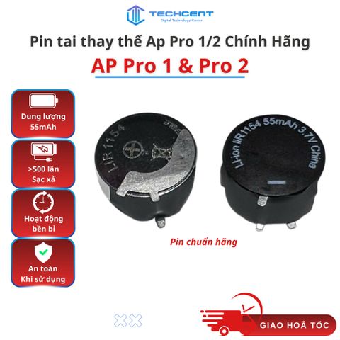Pin Thay Thế Tai Nghe AP Pro 1 / AP Pro 2 Chính Hãng