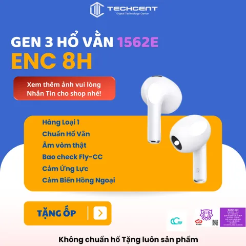 Tai Nghe Earldom Louda Gen 3 1562E ENC - Âm Vòm - Pin 8H - Cảm Ứng Lực