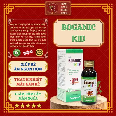 COMBO 05 LOẠI BOGANIC TRAPHACO - Gíup giải độc gan; Hạ men gan, mỡ máu cholesterol; Tăng cường chức năng gan