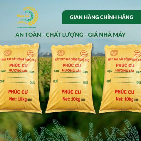 Gạo Phúc Cư | 30KG Gạo Quê Tám Thái Đỏ (LOẠI NGON) Hạt Dài Cơm Mềm Thơm Ngon