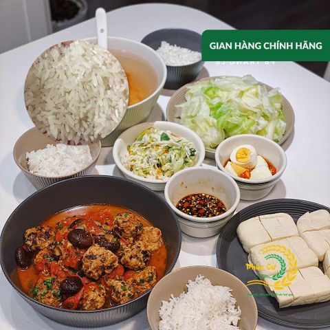 Gạo Phúc Cư | 10KG Gạo Quê Tám Thái Đỏ (LOẠI NGON) Hạt Dài Cơm Mềm Thơm Ngon