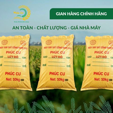 Gạo Phúc Cư | 30KG Gạo Lứt Đỏ (LOẠI NGON) Huyết Rồng Hữu Cơ Tốt Cho Người Tiểu Đường Ăn Kiêng Heathy
