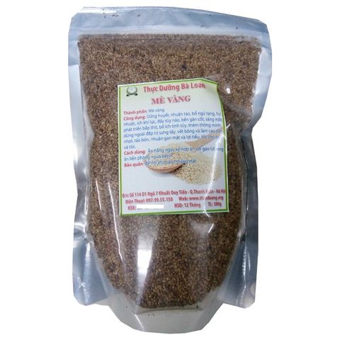 Vừng Vàng Sống 200g - Hạt Dinh Dưỡng Tự Nhiên, Thực Phẩm Sạch