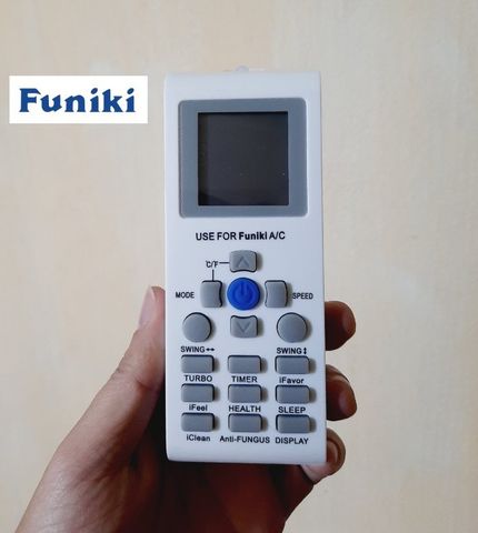 Điều khiển Remote Điều hòa Funiki-4 - Tương thích SC, SH, HSC Inverter 1 chiều, 2 chiều - Tiện lợi, bao gồm pin miễn phí 631219