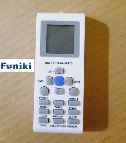 Điều khiển Remote Điều hòa Funiki-4 - Tương thích SC, SH, HSC Inverter 1 chiều, 2 chiều - Tiện lợi, bao gồm pin miễn phí 631219