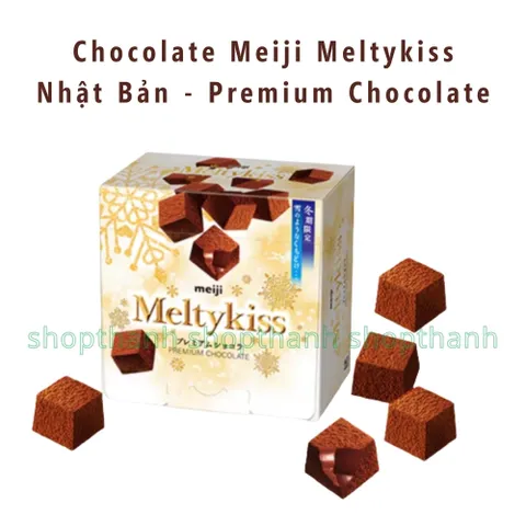 Chocolate tươi Meiji Meltykiss Nhật Bản 50–60g – Nama Chocolate Tan Chảy, Hộp Quà Cao Cấp