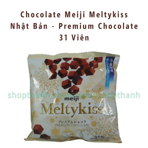 Chocolate tươi Meiji Meltykiss Nhật Bản 50–60g – Nama Chocolate Tan Chảy, Hộp Quà Cao Cấp