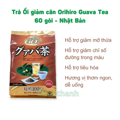 Trà Ổi giảm cân Orihiro Guava Tea 60 gói 631254