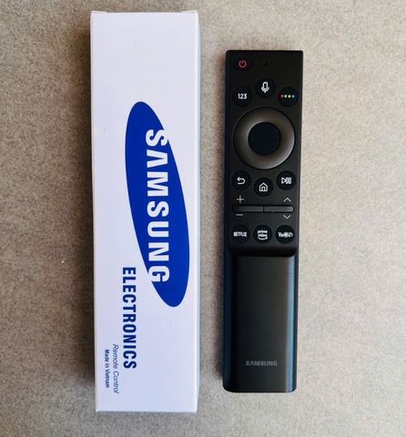 [ LOẠI XỊN ] REMOTE SAMSUNG giọng nói smart tivi dòng AU - QLED - Điều khiển samsung FULLBOX+TẶNG PIN 631446