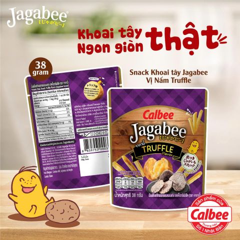Bánh Snack Khoai Tây Jagabee Vị Ớt Cay 100% Từ Khoai Tây Tươi - Snack Nhật Bản Giòn Rụm, Thơm Ngon Khó Cưỡng