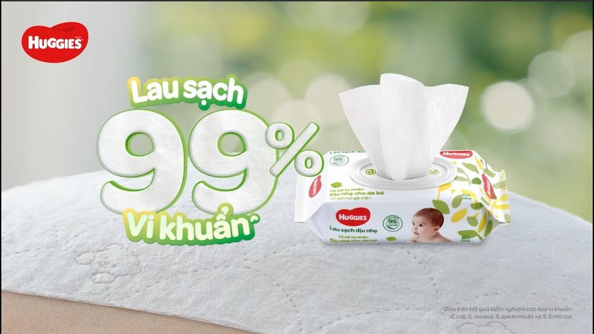 Khăn Ướt Huggies Dịu Nhẹ Túi 80 Tờ – Làm Sạch An Toàn Cho Bé