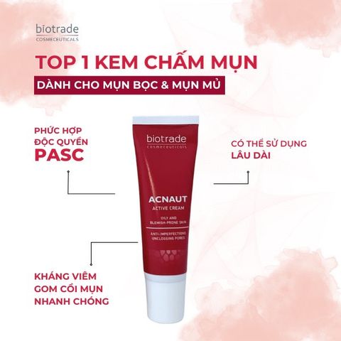 Kem Chấm Mụn Biotrade Active Cream Hỗ Trợ Giảm Mụn 15g