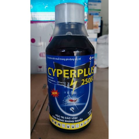 CYPER PLUS 250EC 1LÍT {THỤY SĨ} Đặc Trị Muỗi, Ruồi, Gián, Kiến và Sâu bọ khác trong nông nghiệp,HẠ GỤC MẠNH,HIỆU QUẢ CAO