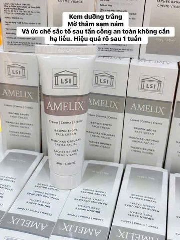 Kem dưỡng trắng, mờ thâm nám LSI AMELIX Face cream thế hệ mới 40g