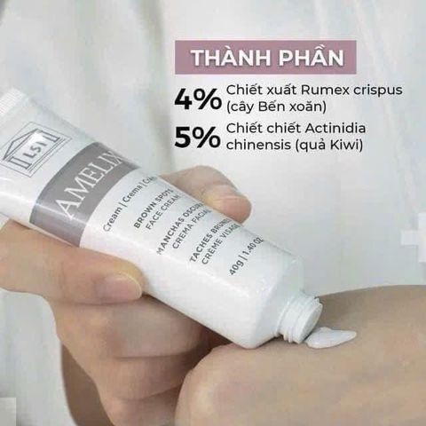 Kem dưỡng trắng, mờ thâm nám LSI AMELIX Face cream thế hệ mới 40g