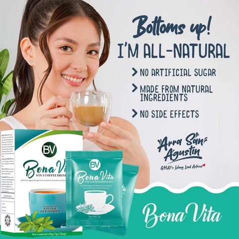 Cà phê nấm Kim Anh cafe sữa hoà tan 8 in 1Coffee hộp 7 gói/Slimming Coffee