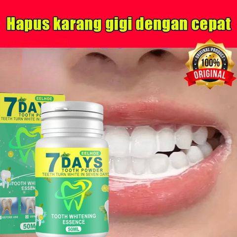 Bột Đánh Trắng Răng - Hạt Siêu Mịn Không Mòn Men - Cam Kết Trắng Bật Tông
