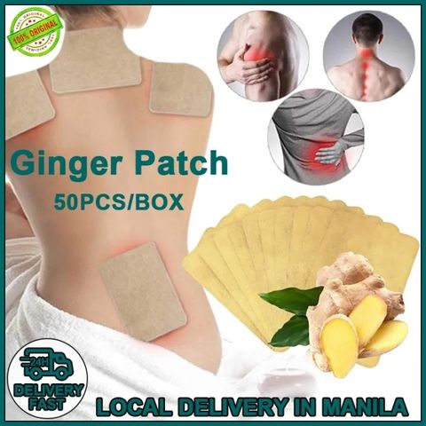 Miếng dán Hết Đau Nhức Xương Khớp Toàn Thân Chiết Xuất Gừng Dược An Toàn Lành Tính, Mang Lại Hiệu Quả Lâu Dài/100 pieces