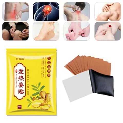 Miếng dán Hết Đau Nhức Xương Khớp Toàn Thân Chiết Xuất Gừng Dược An Toàn Lành Tính, Mang Lại Hiệu Quả Lâu Dài/100 pieces