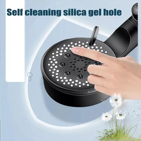 Vòi sen tăng áp nóng lạnh 5 chế độ nước, tích hợp đầu , nhấn nút để chuyển đổi