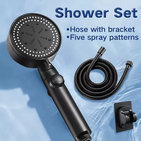 Vòi sen tăng áp nóng lạnh 5 chế độ nước, tích hợp đầu , nhấn nút để chuyển đổi