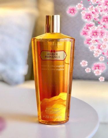 Sữa Tắm Victoria’s Secret Amber Romance - Dưỡng Da Mềm Mại, Hương Nước Hoa Ngọt Ngào, Dành Cho Phụ Nữ