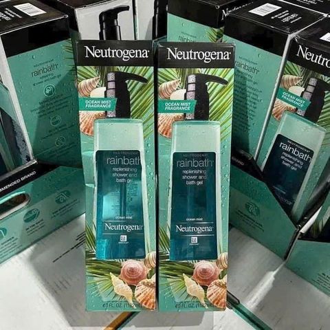 Sữa Tắm Neutrogena Rainbath Ocean 1182ml - Sản Phẩm Chăm Sóc Da Màu Xanh Tươi Mát, Dưỡng Ẩm Làn Da Mềm Mại