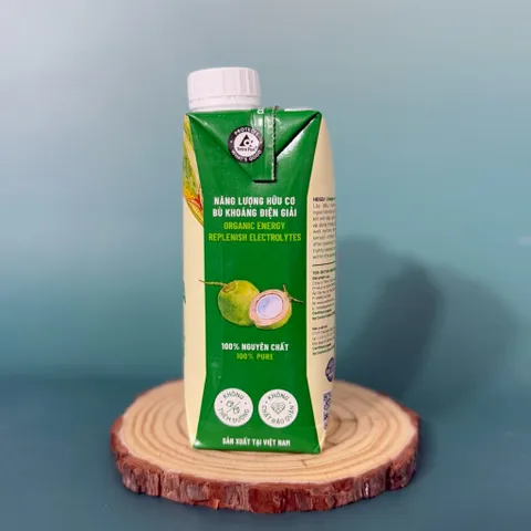 Mật hoa dừa tươi organic Sokfarm 330ml - Fresh Coconut Flower Juice - hàng Việt.