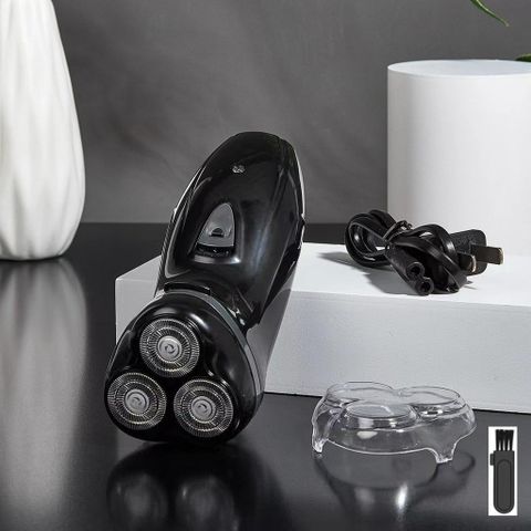 Máy Cạo Râu 3 Đầu 220v 4d Có Thể Sạc Lại Cho Nam | Máy Cạo Râu 4d 3 Đầu tdu 220v Có Thể Sạc Lại Tiện Dụng