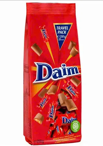 Socola Daim Mini Milk Caramel 250g - Socola Bơ Sữa Hảo Hạng Thơm Ngon Tuyệt Vời - Món Quà Ngọt Ngào Dành Cho Người Thích Socola