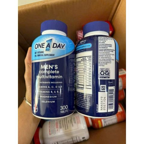 Vitamin Tổng Hợp One A Day cho Nam - Tăng Cường Sức Khỏe, Sinh Lý, Hỗ Trợ Tim Mạch, 300 Viên USA