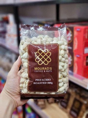 Hạt Dẻ Cười Rang Mourad’s - Hạt Dinh Dưỡng Giàu Chất Xơ 500g, Bổ Sung Năng Lượng, Snack Lành Mạnh cho Sức Khỏe