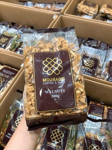 Hạt Óc Chó Bóc Vỏ Mourad's 500g - Hạt Dinh Dưỡng Tự Nhiên, Giàu Omega 3, Snack Lành Mạnh cho Sức Khỏe