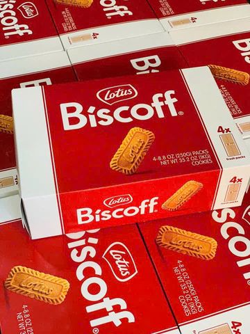 Bánh Quy Bơ Lotus Biscoff Hộp 1kg - Bánh Ngọt Giòn Tan Thơm Ngon, Món Tráng Miệng Hoàn Hảo cho Các Tín Đồ Ăn Vặt