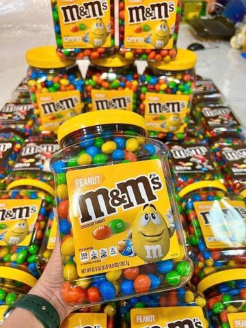 Kẹo Socola Nhân Đậu Phộng M&M’s 1757g - Hương Vị Ngọt Ngào Thích Hợp Làm Quà Tặng, Snack Party, Món Ngọt Tuyệt Vời