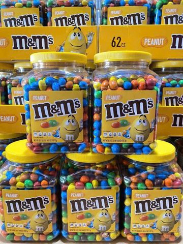 Kẹo Socola Nhân Đậu Phộng M&M’s 1757g - Hương Vị Ngọt Ngào Thích Hợp Làm Quà Tặng, Snack Party, Món Ngọt Tuyệt Vời
