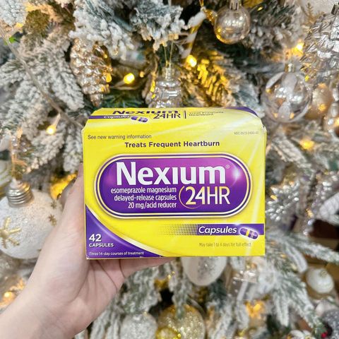 Nexium 24Hr - 42 Viên Giảm Đau Bao Tử Chống Trào Ngược Axit, Hỗ Trợ Tiêu Hóa khỏe mạnh