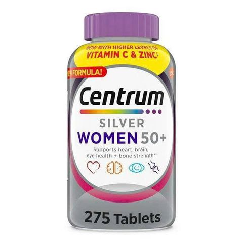 Centrum Silver Women 50+ Multivitamin 275 Viên - Vitamin Duy Trì Sức Khỏe Cho Phụ Nữ Trên 50 Tuổi