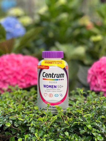 Centrum Silver Women 50+ Multivitamin 275 Viên - Vitamin Duy Trì Sức Khỏe Cho Phụ Nữ Trên 50 Tuổi