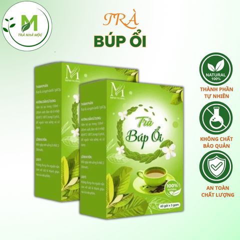 Trà Búp Ổi Lá Ổi Hỗ Trợ Giảm Cân- Mỡ Máu, Ổn Định Đường Huyết, Mát Gan, Tốt Cho Tim Mạch- Hệ Tiêu Hóa (Hộp 60 túi lọc)
