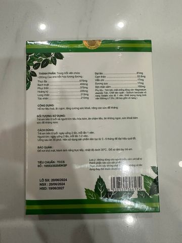 Viên uống Sâm Bổ Kiện Thảo Mộc Nam - Hỗ trợ tăng cân tự nhiên, cải thiện tiêu hóa và cung cấp dưỡng chất cho cơ thể