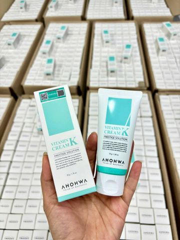Kem Dưỡng ẩm Ahohwa Vitamin K Cream 50g - Phục Hồi Da Mỏng Đỏ, Giảm Kích Ứng, Cải Thiện Độ Săn Chắc Da