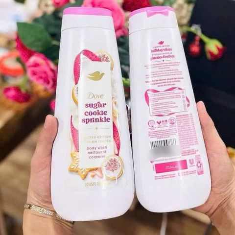 Sữa Tắm Dove Peppermint Bark 591ml - Hàng Nhập Khẩu, Mẫu Mới, Dưỡng Ẩm, Thơm Mát, Mỹ Phẩm Chất Lượng