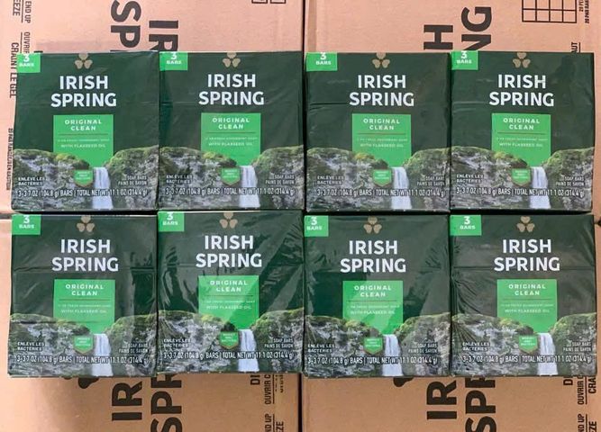 Xà Bông Irish Spring Dạng Cục 113g - Sạch Da, Thơm Lâu - Mỹ Phẩm Chăm Sóc Cá Nhân Chất Lượng 
