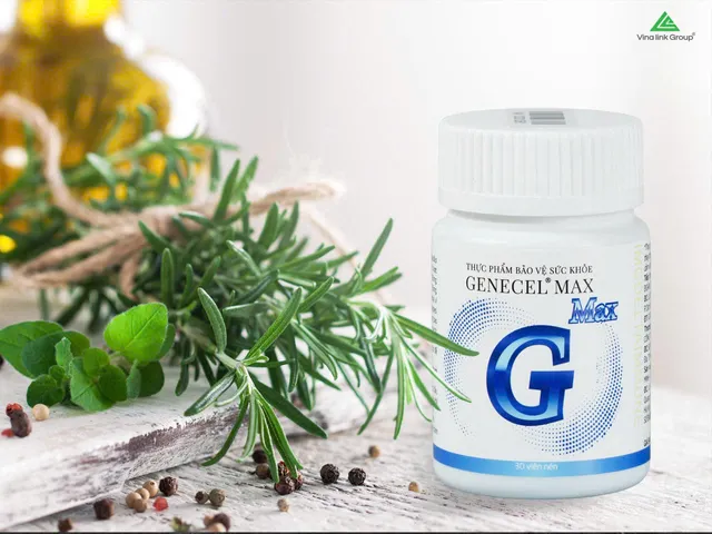 Thực phẩm bảo vệ sức khỏe Genecel® Max Hỗ trợ tăng cường sức đề kháng của cơ thể, hỗ trợ chống oxy hóa